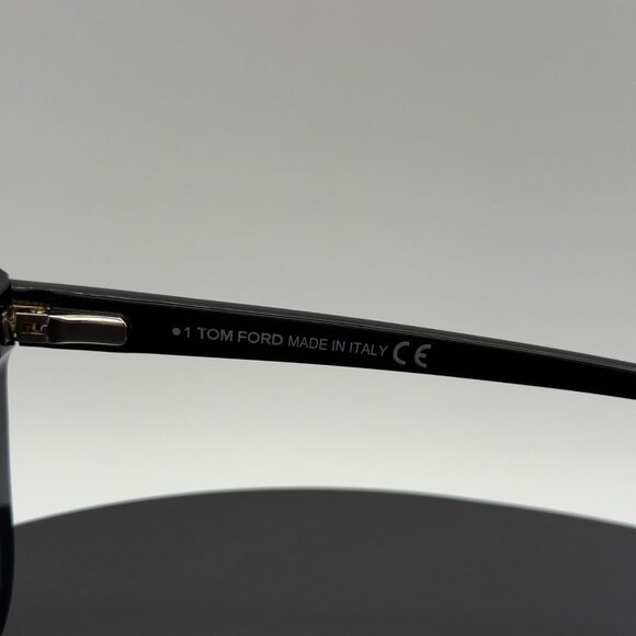 Tom Ford TF5826-B-001 Shiny Black Blue Light Glasses 55-16-140 Display Pair READ - Picture 7 of 12